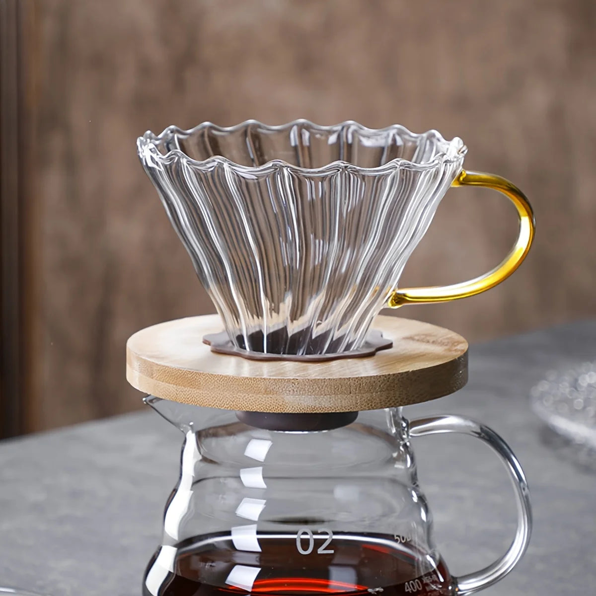 SereniBrew™ Bamboo Pour Over Kit